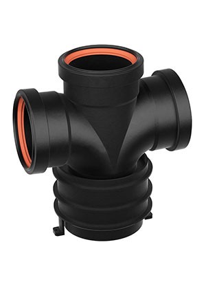 立管积水排除器平面四通