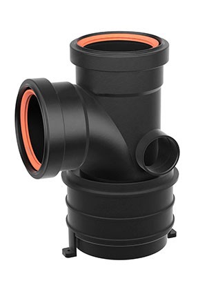 立管积水排除器左四通