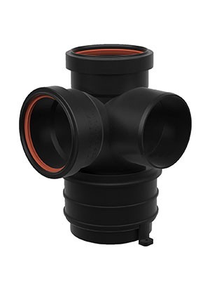 立管积水排除器直角四通