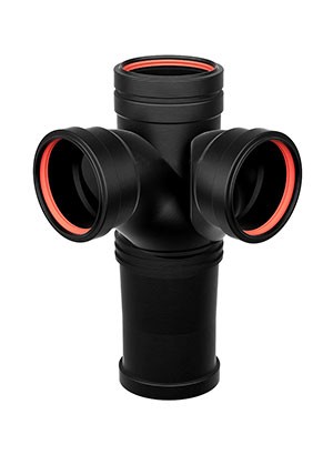 漩流直角四通（四代）