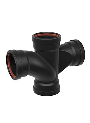 漩流短平面四通