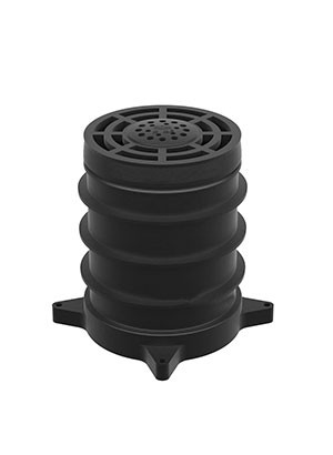 预埋直排（带水封）圆地漏（塑料面板）